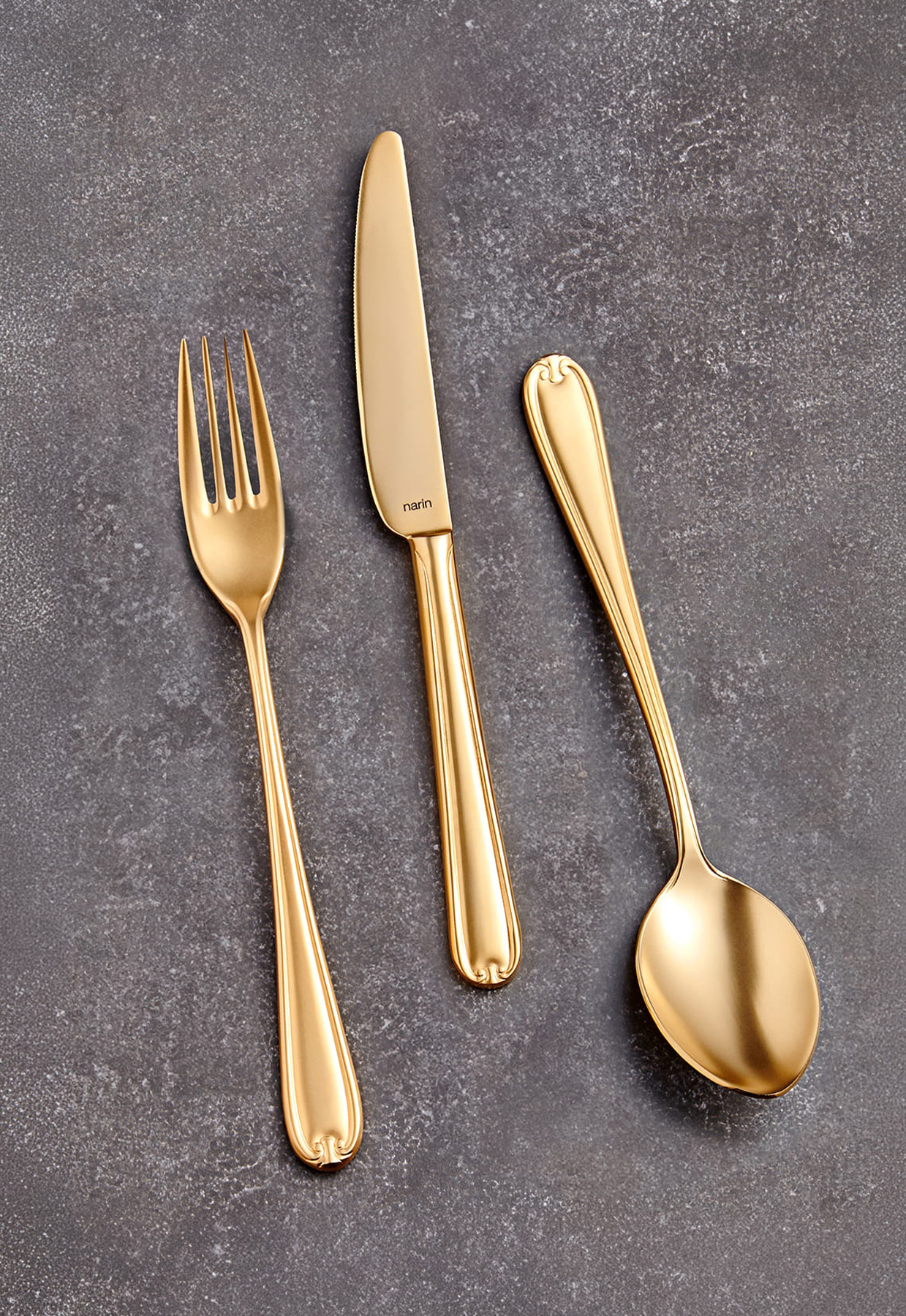 Anatolia - Full Satin Gold - 36 Pieces Set