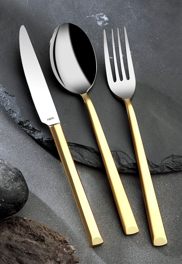  - Antares - Satin Gold - 42 Pieces Set