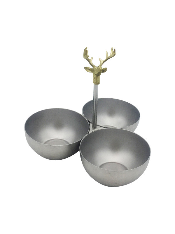  - Appetizer with 3 Parts ( Deer Figure)