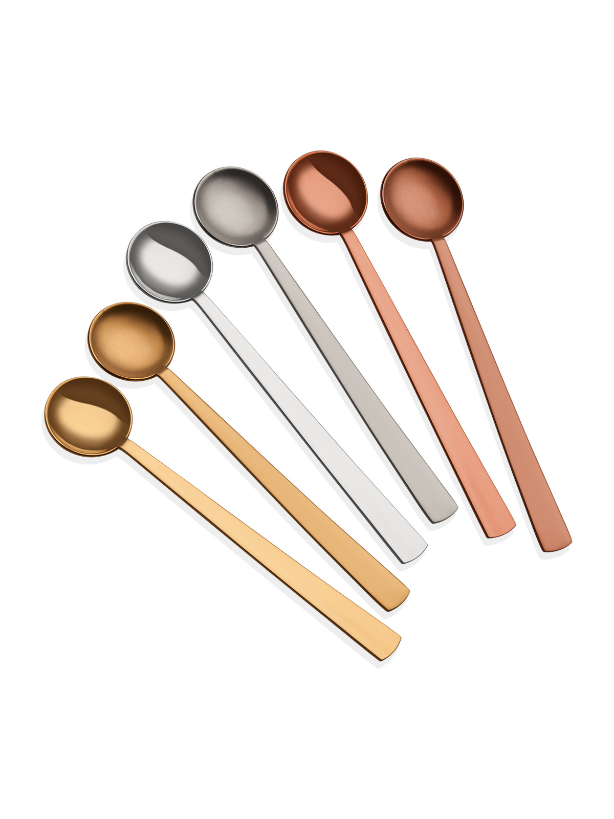 Bosfor Tea Spoon - Colored - 6 Pieces Set