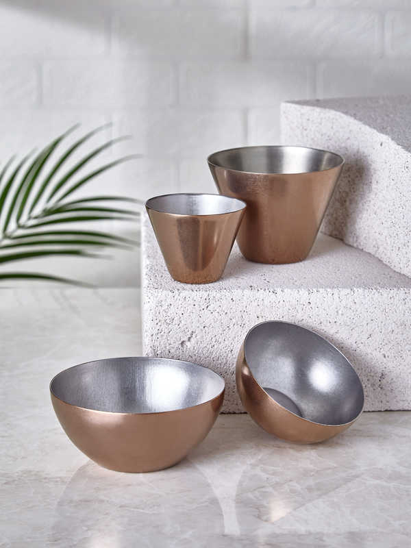 Bowl (Copper Color-Retro)