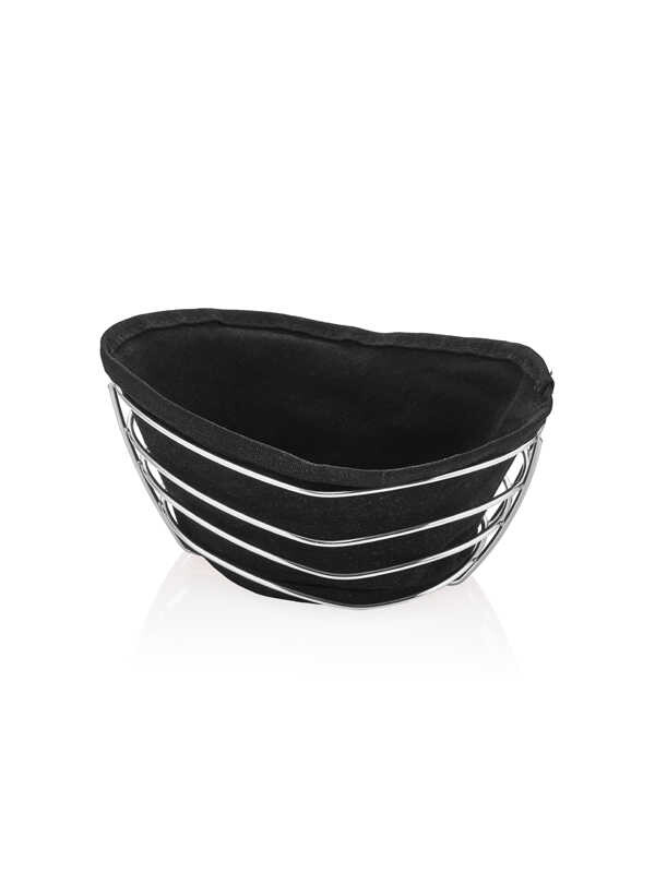 Narin - Bread Basket - Oval - Chrome