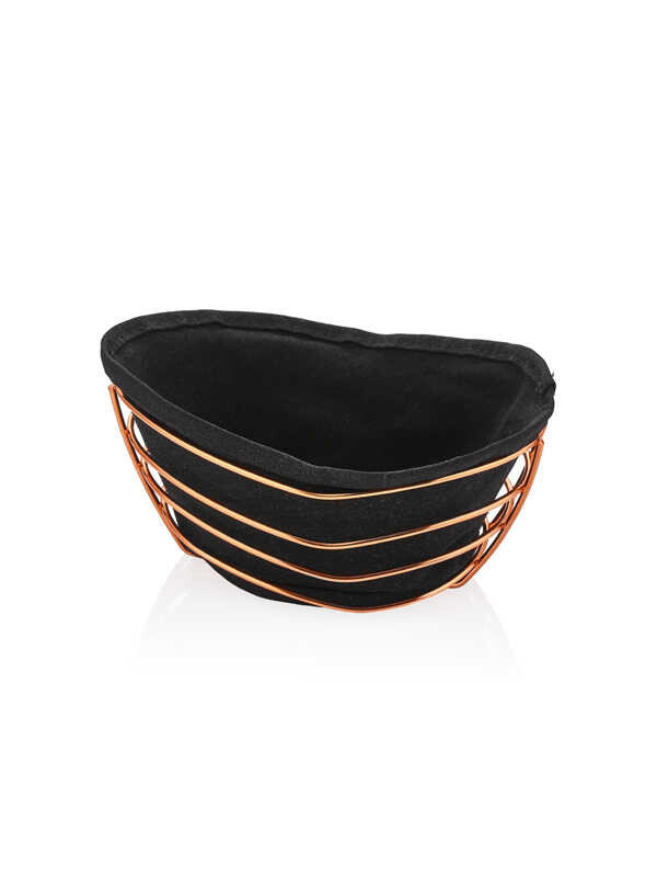 Narin - Bread Basket - Oval - Copper