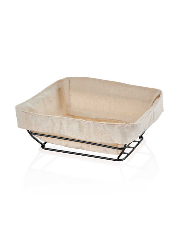 Narin - Bread Basket - Rectangle - Black