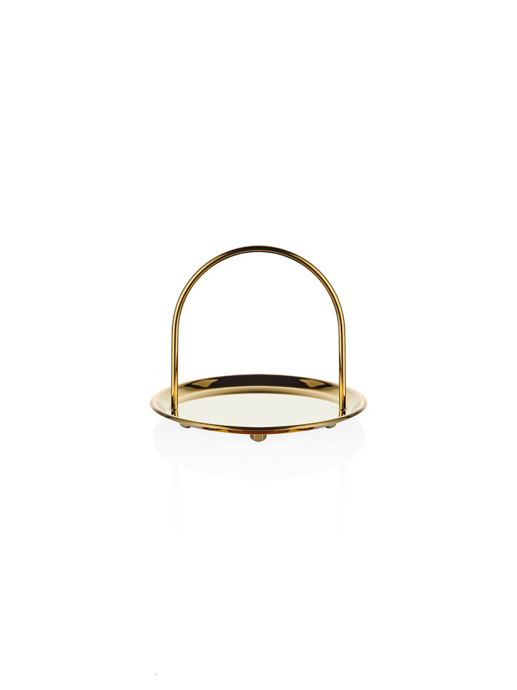  - Cake Stand - 1 Tier - Gold Titanium