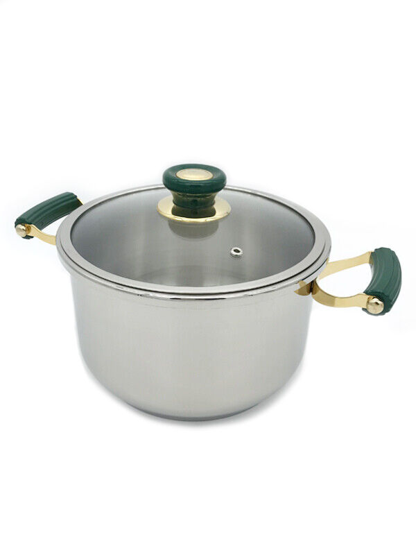  - Cooker With Green Handle