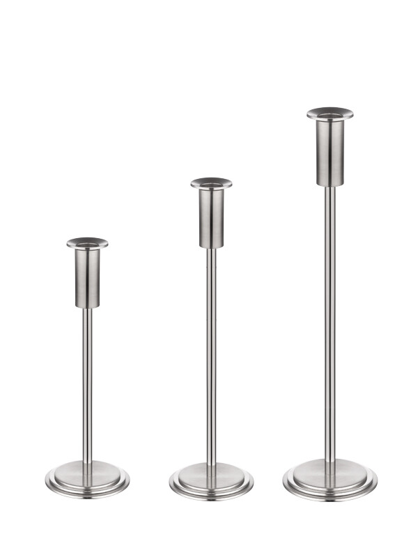 Halley - Candle Holder - Satin - Thumbnail