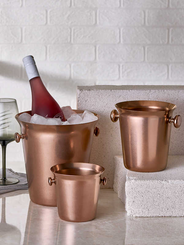 Ice Bucket-Wine Bucket (Copper Color-Retro)