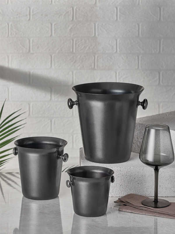 Narin - Ice Bucket-Wine Bucket (Grey Color-Retro)