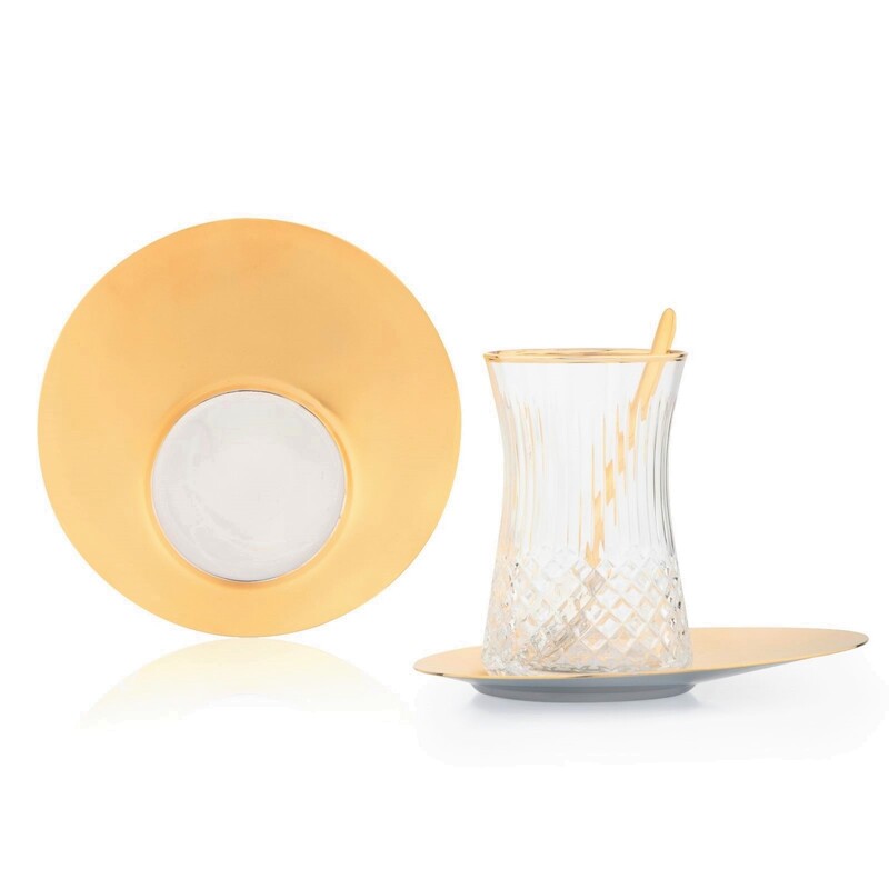 Kristal Dekorlu Satürn Çay Keyfi - 19 Parça - Thumbnail