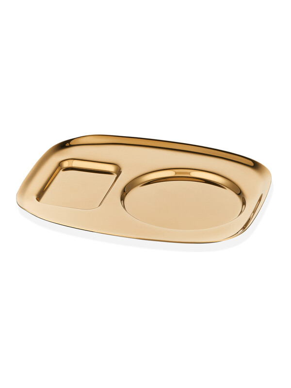 Narin - Latte Plate - Gold Titanium