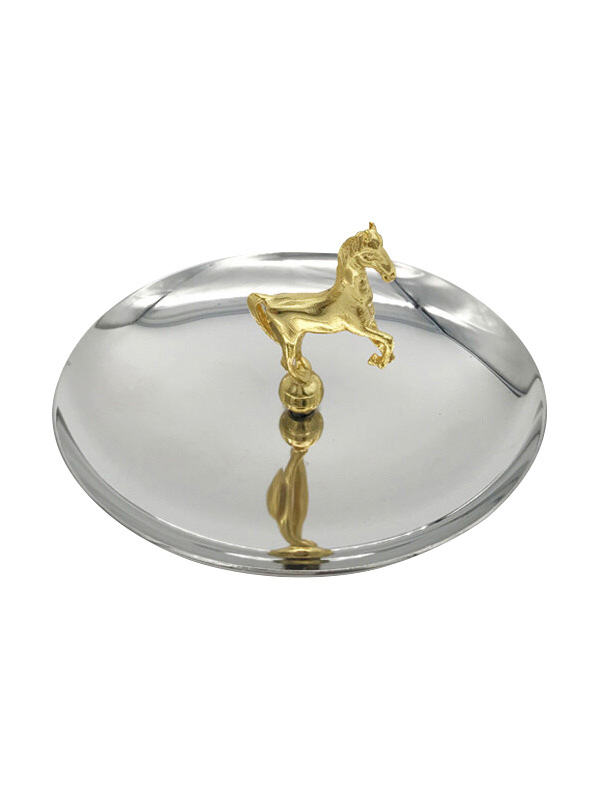Mini Plates with Horse Figure
