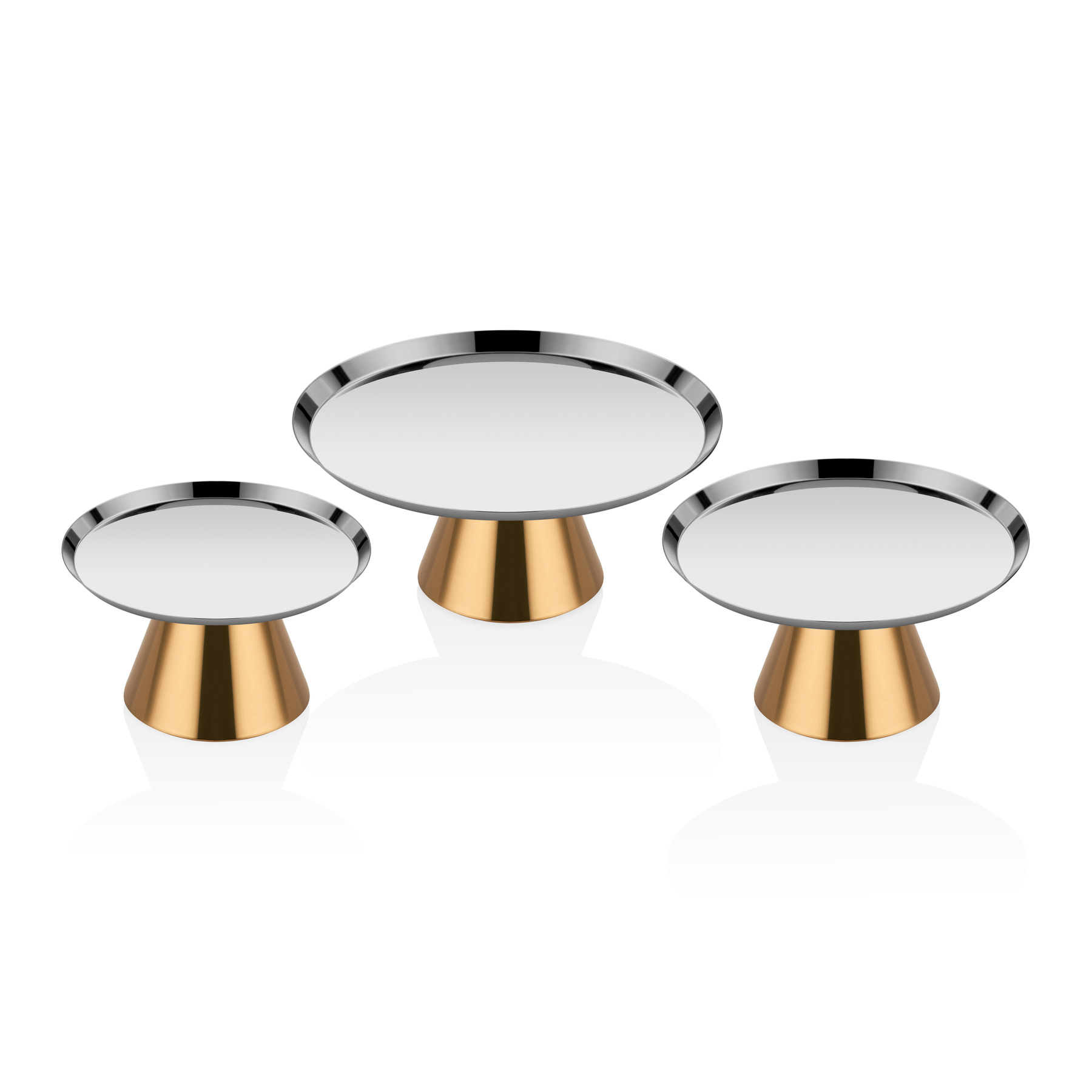 Nova Serving Plate - Gold Titanium