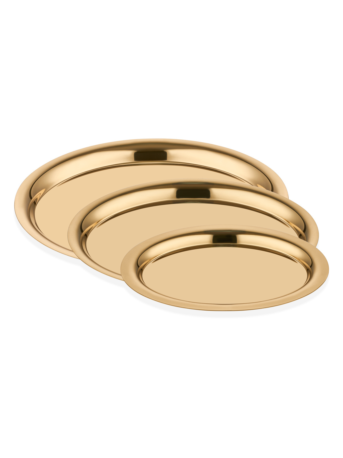 Oval Plate - Gold Titanium