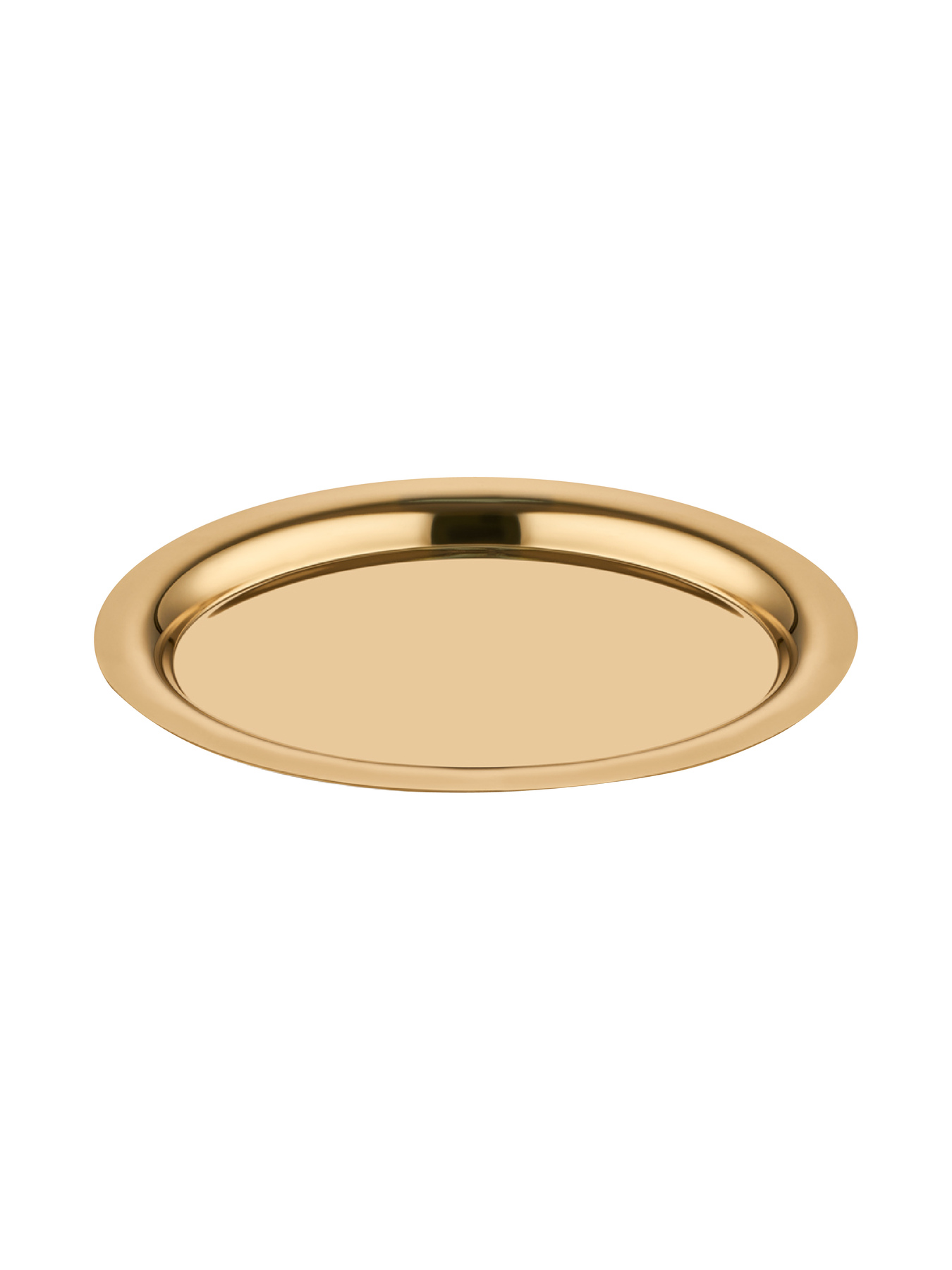 Oval Plate - Gold Titanium