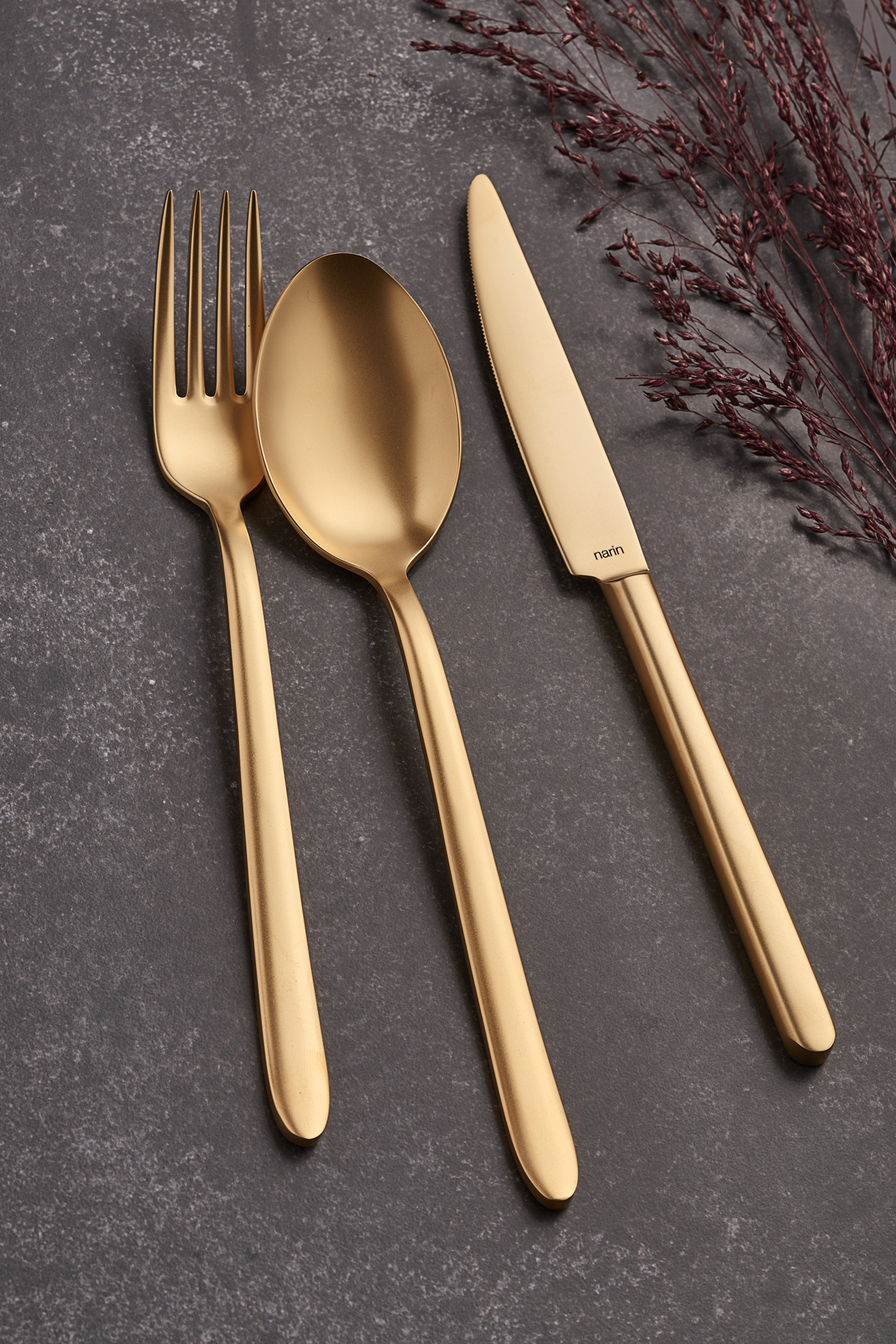 Plaides - Satin Gold (Full) - 18 Pieces Set