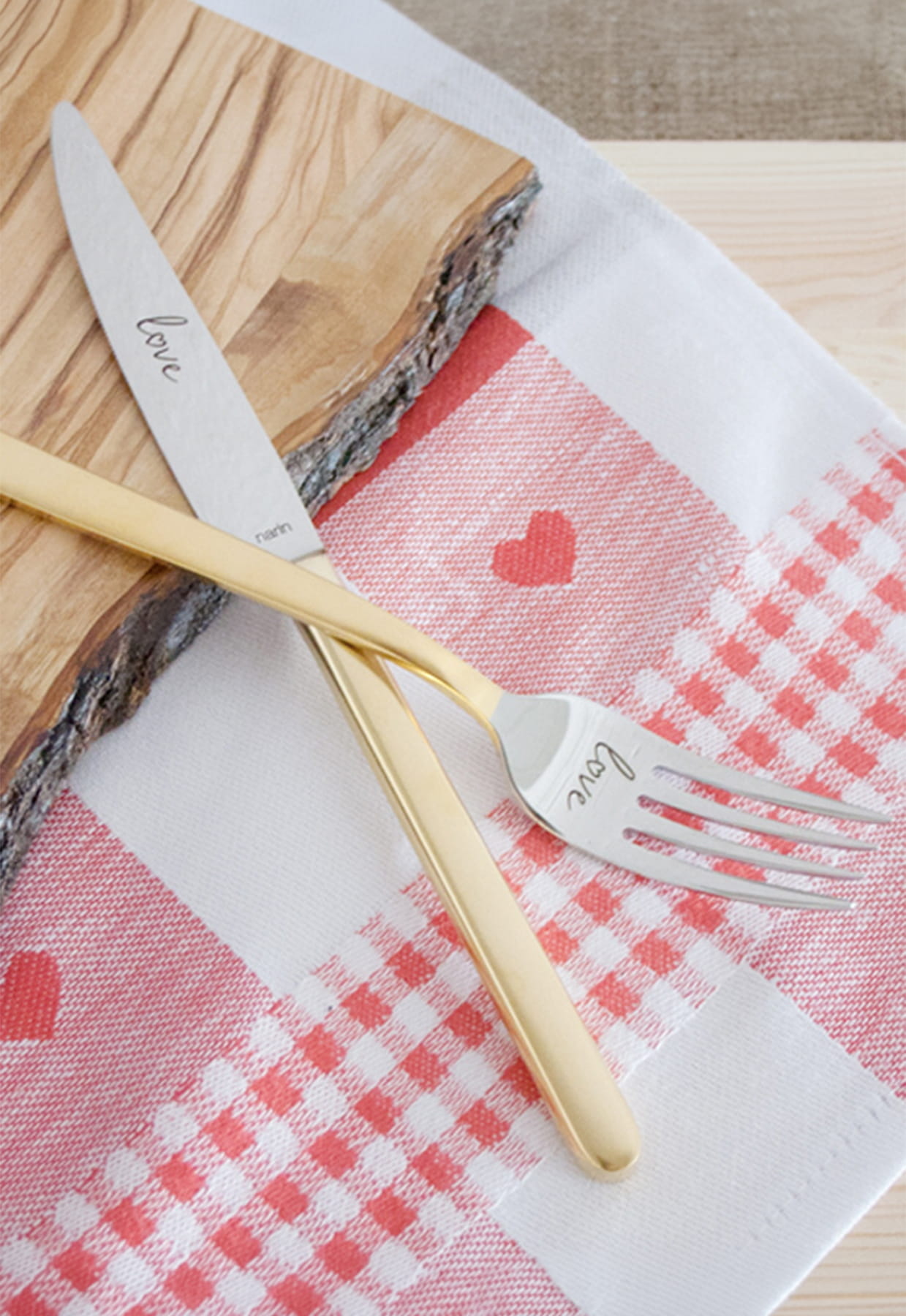 Plaides Serisi Love - Mat Altın - 36 Parça