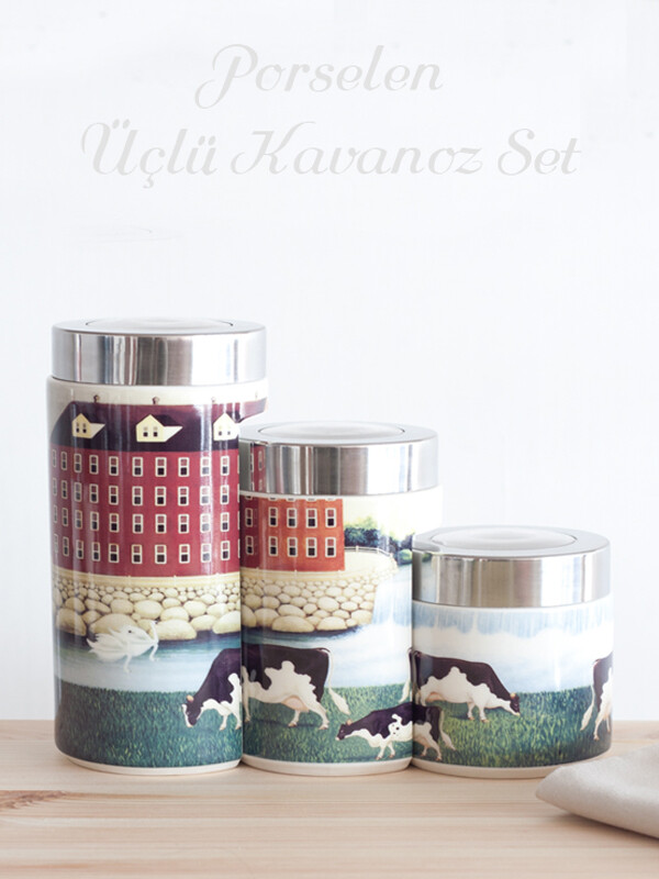 Narin - Porcelain Jar Set