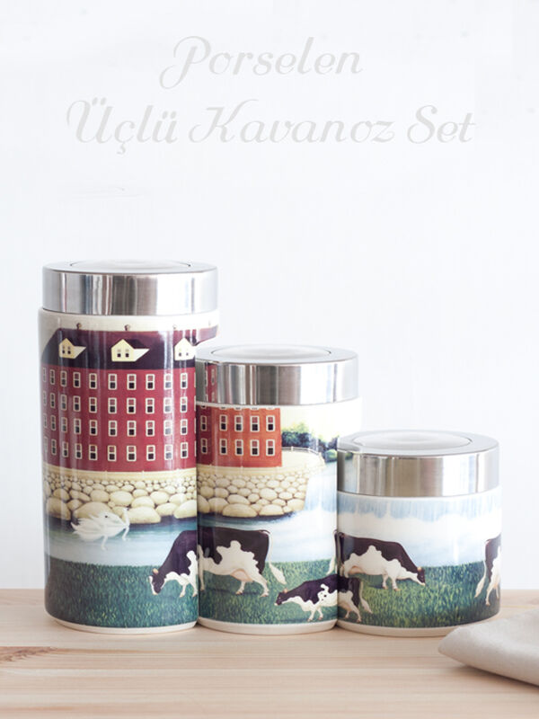 Narin - Porcelain Jar Set
