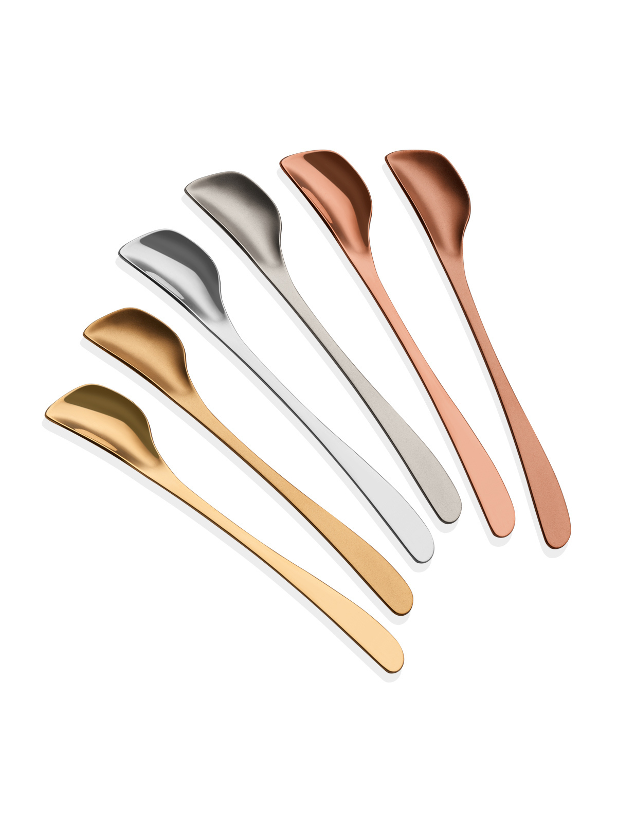 Saturn Tea Spoon - Colored - 6 Pieces Set