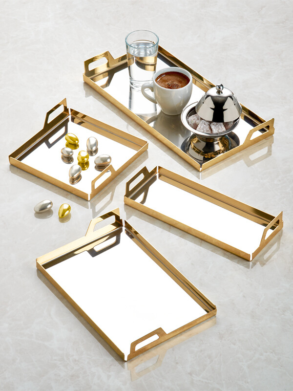 Service Tray - Gold (No:1) - Thumbnail