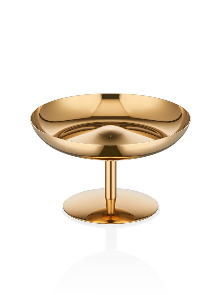 Narin - Sphera - Nut Bowl with Stand - Gold Titanium