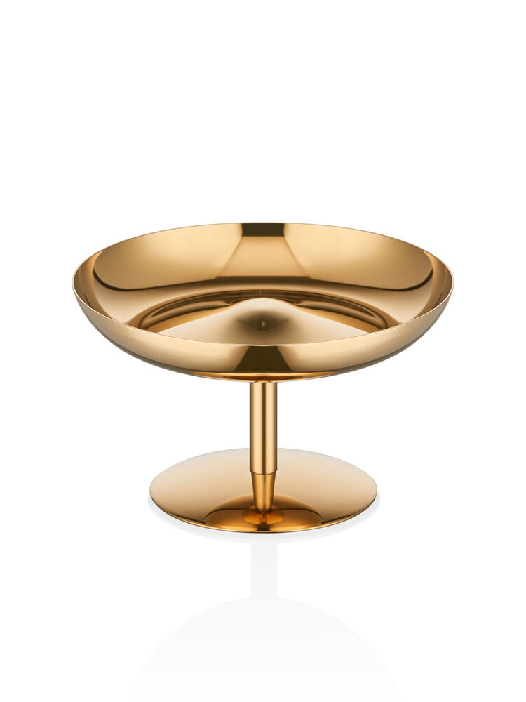 Narin - Sphera - Nut Bowl with Stand - Gold Titanium