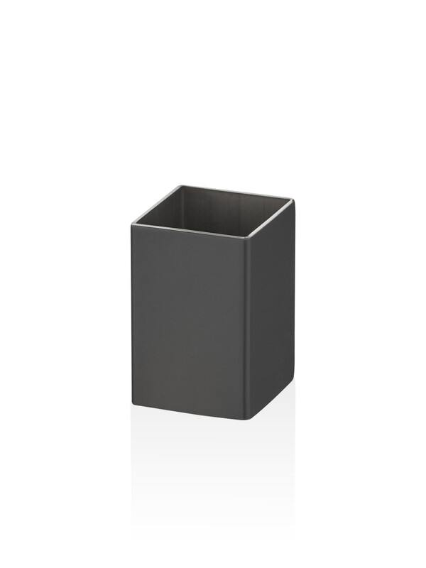 - Square Toothpick Holder Black