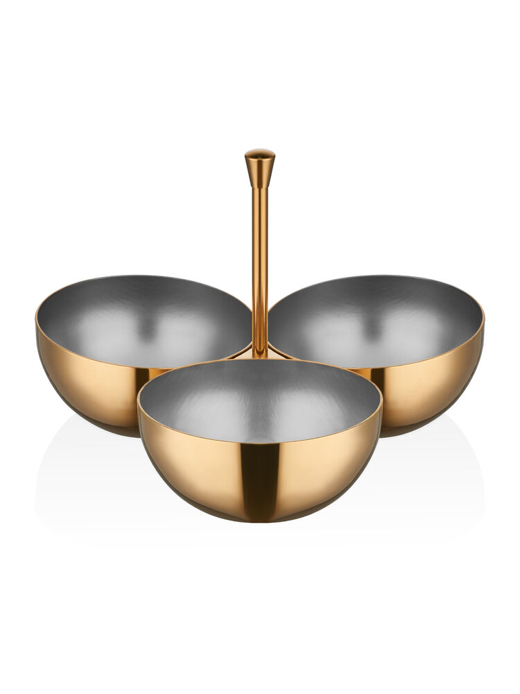  - Star - Nut Bowl - 3 Parts - Gold Titanium
