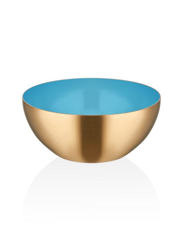  - Star - Nut Bowl - Gold & Blue