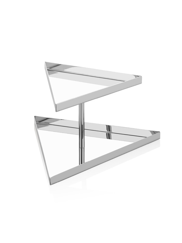  - Triangle Cake Stand - 2 Tier